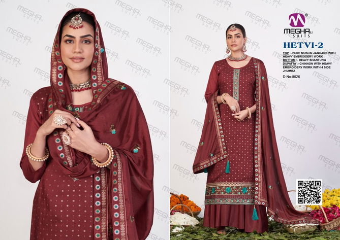 Meghali Hetvi 2 Heavy Designer Festive Wear Wholesale Designer Dress Material
